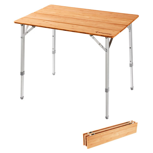 Bambus falt tisch camping - tisch,