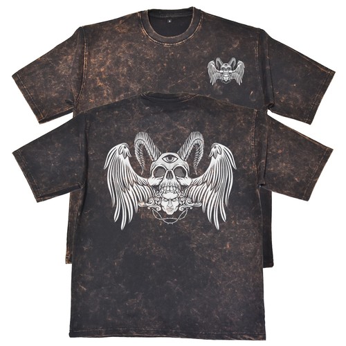 Gothic totenkopf flügel - gothic,