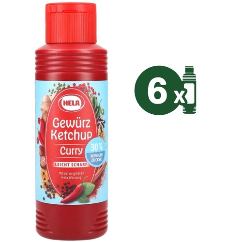 Hela 300ml ketchup flasche - 6x,