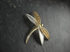 Anhänger Kette vergoldet Libelle 925er Sterling Silber