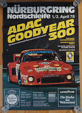 Original Plakat - ADAC Goodyear 300 km Rennen, Nürburgring 1978 sign. Stommelen
