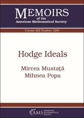 Hodge ideals memoirs the - hodge,