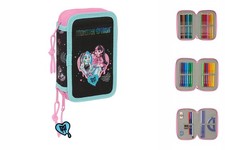 Befüllte Federmappe Monster