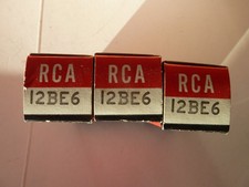 12BE6  Röhren 3 Stk. RCA /