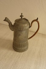 zinnkanne mit deckel um 1850