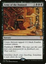 1x ARMY OF THE DAMNED - Zombie - Commander - MTG - Magic the Gathering