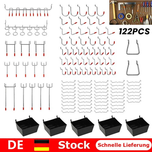 122er lochwandhaken set metall - 122er,