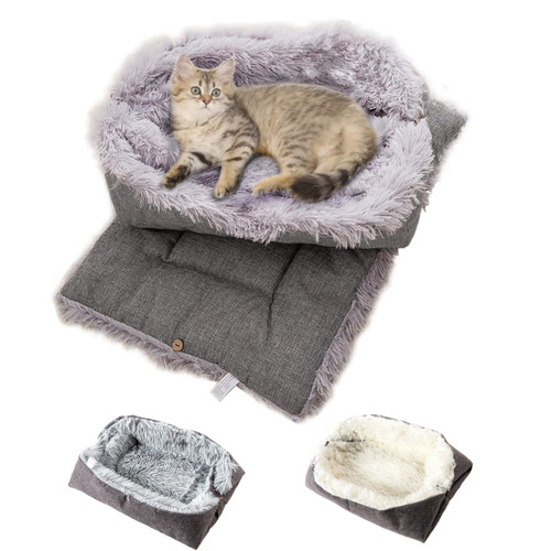 Plüsch katzenbett hundebett - plüsch,