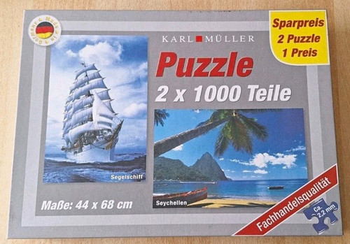 Karl müller puzzle set - karl, 2x1000