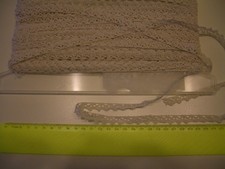 3m schmale Borte Spitze Band alte Spitzenborte für historische Kostüme