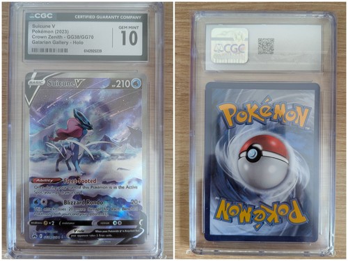 Suicune gg38 crown zenith cgc - gg38,