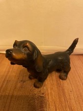 Goebel porzellan hund dackel - porzellan,
