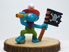 Schlumpf Pirat mit Fahne Peyo
