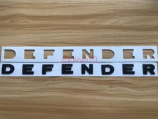 Original Land Rover Defender County 90/110 Schriftzug matt für Motorhaube