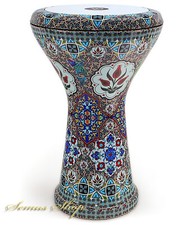 Orientalische Profi Solo Darbuka Darabuka Aluguß Handmade inkl. Zubehör