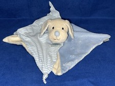 Schmusetuch Sterntaler groß Hund Harry hellblau / creme und Streifen