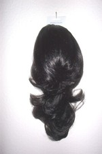 HAARTEIL - SCHWARZ - B- Ware - 2 IN 1 - Party Club Haarspange Solida Bel Hair