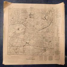 Alte historische Landkarte -