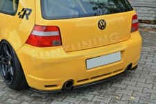 Sportauspuff Endschalldämpfer R32 Look für VW Golf 4 1998-2003 Rohre 90mm