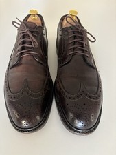 Alden Pferdeleder Long Wing  9 B/D burgunderrot gebraucht