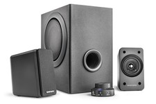 Wavemaster MX3+ BT 2.1 Soundsystem Bluetooth Lautsprecher Subwoofer Schwarz