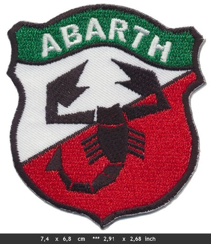 Abarth italia aufnäher - abarth,