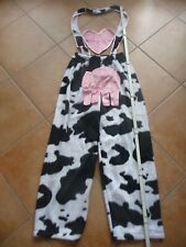 Kuh Hose mit rosa Herz Damen Kostüm Fasching Karneval  Gr .  M 36-38
