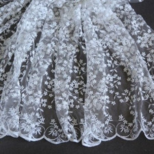 Durchsichtig Spitze Bestickt