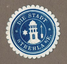 Siegelmarke sachsen die stadt - siegelmarke,