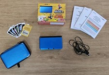 Rar! Nintendo 3DS XL Blau-  New Super Mario Bros. 2 Edition – top Zustand