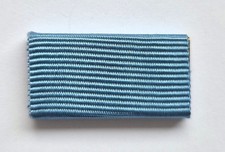 Bandschnalle Bandspange Ordensspange Oberteil mittelblau