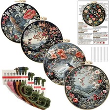 Kreuzstich Stickset mit Tier