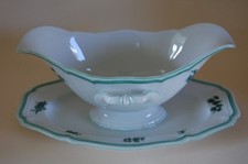 Sauciere Chippendale grüne Blume Rosenthal beschädigt