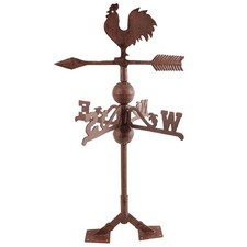 Wetterfahne mit Hahn Gusseisen