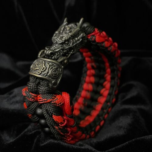 Paracord armband mit - mit, schwarzem