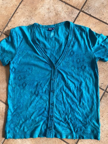 Cecil weste shirt türkis 40 - cecil,