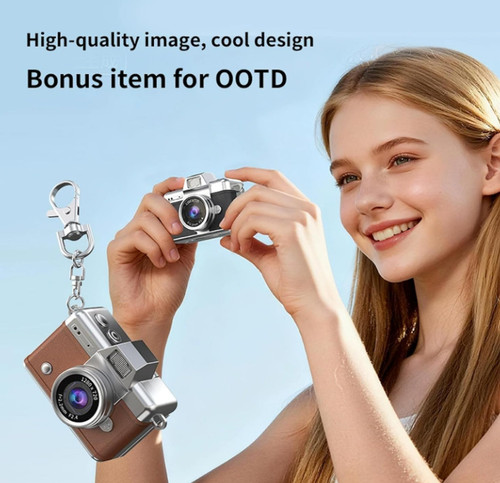 Retro mini keychain - retro,