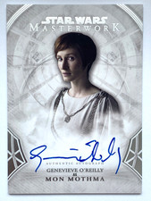 2018 Topps Star Wars Masterwork Genevieve O'Reilly as Mon Mothma auto (c2)