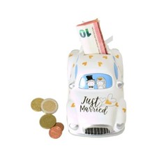 B - Ware - Spardose Just Married Hochzeit  Geldgeschenk  - leichter Verpackungss
