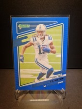 T.Y. HILTON 2021 PANINI DONRUSS BLUE PRESS PROOF INDIANAPOLIS COLTS NFL