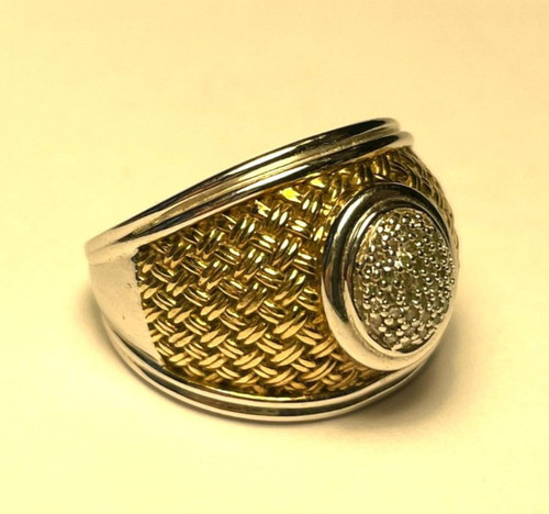 Silber ring vergoldet echte - vergoldet,,