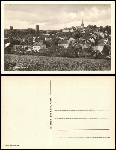 Ansichtskarte kohren sahlis - ansichtskarte, kohren-sahlis