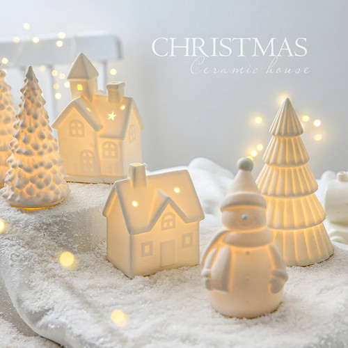 Keramik weihnachtsdeko haus - weihnachtsdeko,