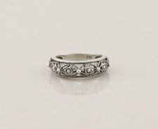 Sterling silber blume kreis - sterling,