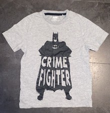 Batman Kinder T-Shirt Gr.122/128 Jungen DC Hemd Superhelden Avengers Superheroes