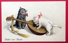 AK KATZE um 1930 Lieder zur