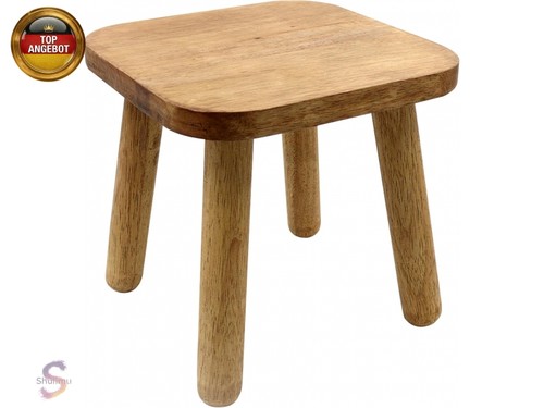 Kleiner holz tritthocker für - kleiner, holz-tritthocker