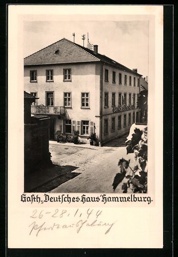 Ansichtskarte hammelburg - ansichtskarte,
