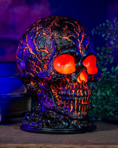 Totenkopf lampe lava effekt - lampe,