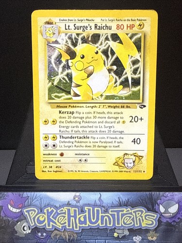 Pokemon karte surge - lt., surge's